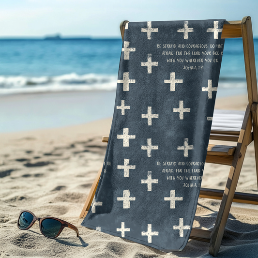 Be Strong Beach Towel