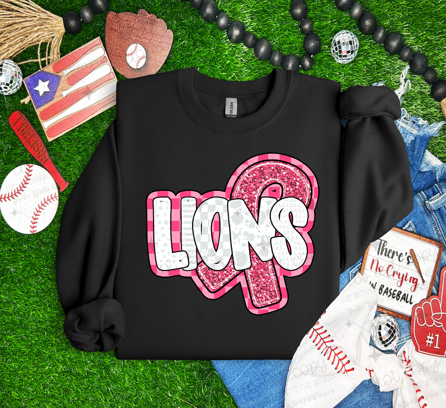 Lions Pink ribbon