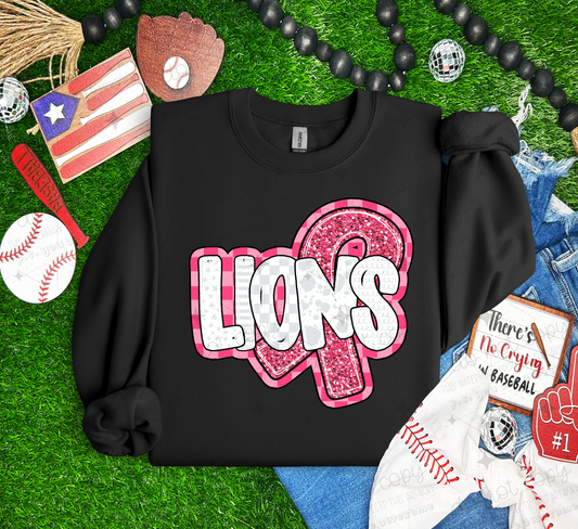 Lions Pink ribbon