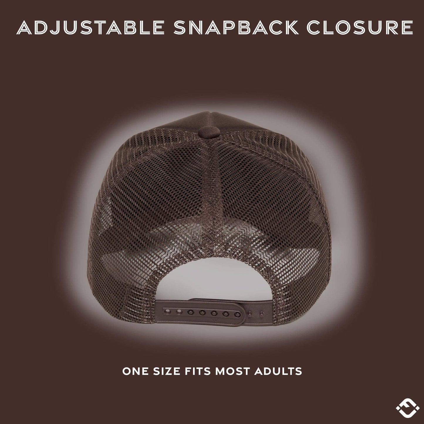 Foam Trucker Hat - You Look Like You Love Me - Brown/White